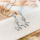 Crystal Drop Stone Earrings-Stud Earrings-Rae Collective, Women's Online Fashion Boutique Located in Phoenix, Arizona (Scottsdale Area)