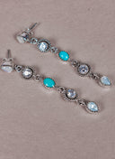 Triple Double Dangle Earrings-Drop Earrings-Krush Kandy, Women's Online Fashion Boutique Located in Phoenix, Arizona (Scottsdale Area)