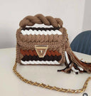 Caramel Knots Handmade Crochet Purse-handbags-Krush Kandy, Women's Online Fashion Boutique Located in Phoenix, Arizona (Scottsdale Area)