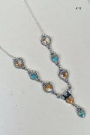 The Ethereal Elegance Sterling Silver Necklace-Lariat and Y Necklaces-Rae Collective, Women's Online Fashion Boutique Located in Phoenix, Arizona (Scottsdale Area)