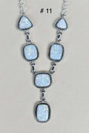 Sterling Silver Y Lariat Gemstone Necklace-Lariat and Y Necklaces-Rae Collective, Women's Online Fashion Boutique Located in Phoenix, Arizona (Scottsdale Area)
