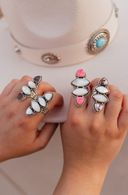 Krush Exclusive White Shell Crawler Ring-Crawler Rings-Rae Collective, Women's Online Fashion Boutique Located in Phoenix, Arizona (Scottsdale Area)