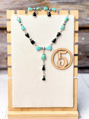 Cute As A Bow Necklace & Earrings Sets-Necklaces-Krush Kandy, Women's Online Fashion Boutique Located in Phoenix, Arizona (Scottsdale Area)