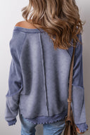 Casual Colorblock Pullover-Tops-Krush Kandy, Women's Online Fashion Boutique Located in Phoenix, Arizona (Scottsdale Area)