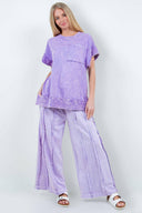 Vintage Edge Mineral Wash Pants-Pants-Rae Collective, Women's Online Fashion Boutique Located in Phoenix, Arizona (Scottsdale Area)