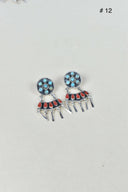 Give Em A Hand Jeweled Post Earrings-Stud Earrings-Rae Collective, Women's Online Fashion Boutique Located in Phoenix, Arizona (Scottsdale Area)