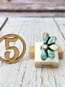 Half Cluster Blooming Ring-Ring Sizers-Rae Collective, Women's Online Fashion Boutique Located in Phoenix, Arizona (Scottsdale Area)