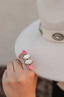 Krush Exclusive White Shell Crawler Ring-Crawler Rings-Rae Collective, Women's Online Fashion Boutique Located in Phoenix, Arizona (Scottsdale Area)