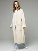 Pocketed Open Front Dropped Shoulder Cardigan-Rae Collective, Women's Online Fashion Boutique Located in Phoenix, Arizona (Scottsdale Area)