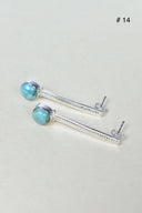 Silver Solitaire Bar Earrings-Drop Earrings-Rae Collective, Women's Online Fashion Boutique Located in Phoenix, Arizona (Scottsdale Area)