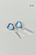 Solo Stone Sterling Cascade Earrings-Drop Earrings-Krush Kandy, Women's Online Fashion Boutique Located in Phoenix, Arizona (Scottsdale Area)