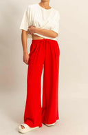 Stay Cute Wide Leg Pants-Sweatpants-Krush Kandy, Women's Online Fashion Boutique Located in Phoenix, Arizona (Scottsdale Area)