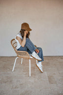 Maison Leather Suede Sneakers | White Grey-Sneakers-Rae Collective, Women's Online Fashion Boutique Located in Phoenix, Arizona (Scottsdale Area)