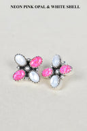 Shirley One of a Kind Stud Cluster Earrings-Stud Earrings-Krush Kandy, Women's Online Fashion Boutique Located in Phoenix, Arizona (Scottsdale Area)