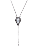 Victoria's Lariat Stone Slab Necklace-Necklaces-Krush Kandy, Women's Online Fashion Boutique Located in Phoenix, Arizona (Scottsdale Area)