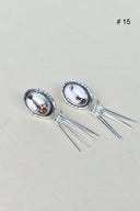 Solo Stone Sterling Cascade Earrings-Drop Earrings-Krush Kandy, Women's Online Fashion Boutique Located in Phoenix, Arizona (Scottsdale Area)