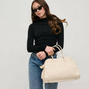 Rhonda Woven Tote-handbags-Krush Kandy, Women's Online Fashion Boutique Located in Phoenix, Arizona (Scottsdale Area)