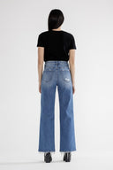 Stretch Super High Rise Wide Leg Jeans-Denim-Krush Kandy, Women's Online Fashion Boutique Located in Phoenix, Arizona (Scottsdale Area)
