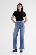 Stretch Super High Rise Wide Leg Jeans-Denim-Krush Kandy, Women's Online Fashion Boutique Located in Phoenix, Arizona (Scottsdale Area)