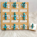 Blue Turquoise One of a Kind Rings Bag 24