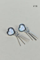 Solo Stone Sterling Cascade Earrings-Drop Earrings-Rae Collective, Women's Online Fashion Boutique Located in Phoenix, Arizona (Scottsdale Area)