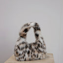 Wild Texture Plush Statement Hobo Bag-Pre order