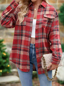 Weekend Wander Plaid Button-Down-Tops-Krush Kandy, Women's Online Fashion Boutique Located in Phoenix, Arizona (Scottsdale Area)