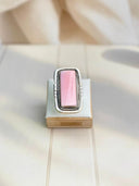 Pink Conch Bar Slab Rings-Rings-Krush Kandy, Women's Online Fashion Boutique Located in Phoenix, Arizona (Scottsdale Area)