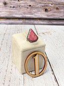 One Of A Kind Thulite Slab Rings-Rings-Rae Collective, Women's Online Fashion Boutique Located in Phoenix, Arizona (Scottsdale Area)