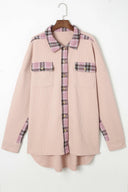 Plaid Button Down Collared Jacket-Rae Collective, Women's Online Fashion Boutique Located in Phoenix, Arizona (Scottsdale Area)