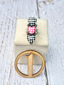 Harley's Checkered Heart Rings-Ring-Rae Collective, Women's Online Fashion Boutique Located in Phoenix, Arizona (Scottsdale Area)