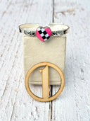 Kandy Hearts Stripe & Checkered Cuffs-Bracelets-Rae Collective, Women's Online Fashion Boutique Located in Phoenix, Arizona (Scottsdale Area)