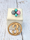 Harley's Checkered Heart Rings-Ring-Rae Collective, Women's Online Fashion Boutique Located in Phoenix, Arizona (Scottsdale Area)
