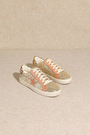 SKYLAR - Glitter Star Rhinestone Platform Sneakers-Sneakers-Rae Collective, Women's Online Fashion Boutique Located in Phoenix, Arizona (Scottsdale Area)