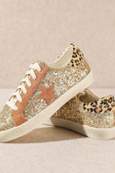 SKYLAR - Glitter Star Rhinestone Platform Sneakers-Sneakers-Rae Collective, Women's Online Fashion Boutique Located in Phoenix, Arizona (Scottsdale Area)
