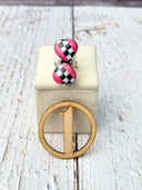 Feel The Rush Heart Checkered Rings-Ring Sizers-Rae Collective, Women's Online Fashion Boutique Located in Phoenix, Arizona (Scottsdale Area)