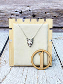 Full Of Love Heart Slab Necklace-Necklaces-Krush Kandy, Women's Online Fashion Boutique Located in Phoenix, Arizona (Scottsdale Area)