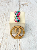 Feel The Rush Heart Checkered Rings-Ring Sizers-Rae Collective, Women's Online Fashion Boutique Located in Phoenix, Arizona (Scottsdale Area)