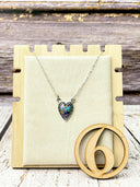 Full Of Love Heart Slab Necklace-Necklaces-Rae Collective, Women's Online Fashion Boutique Located in Phoenix, Arizona (Scottsdale Area)
