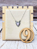 Full Of Love Heart Slab Necklace-Necklaces-Rae Collective, Women's Online Fashion Boutique Located in Phoenix, Arizona (Scottsdale Area)
