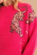 Cozy Soft Knitted Tiger Star Lounge Set-Krush Kandy, Women's Online Fashion Boutique Located in Phoenix, Arizona (Scottsdale Area)