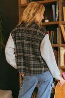CONTRAST TWEED JACKET-Vests-Rae Collective, Women's Online Fashion Boutique Located in Phoenix, Arizona (Scottsdale Area)