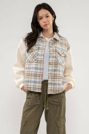 CONTRAST TWEED JACKET-Vests-Rae Collective, Women's Online Fashion Boutique Located in Phoenix, Arizona (Scottsdale Area)