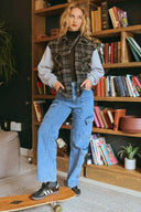 CONTRAST TWEED JACKET-Vests-Rae Collective, Women's Online Fashion Boutique Located in Phoenix, Arizona (Scottsdale Area)