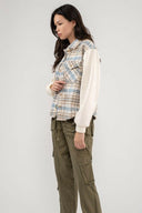 CONTRAST TWEED JACKET-Vests-Rae Collective, Women's Online Fashion Boutique Located in Phoenix, Arizona (Scottsdale Area)