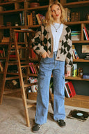 HARLEQUIN KNIT CARDIGAN-Cardigans-Krush Kandy, Women's Online Fashion Boutique Located in Phoenix, Arizona (Scottsdale Area)