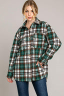 Plaid Flap Pocket Oversized Shacket-Krush Kandy, Women's Online Fashion Boutique Located in Phoenix, Arizona (Scottsdale Area)