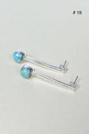 Silver Solitaire Bar Earrings-Drop Earrings-Rae Collective, Women's Online Fashion Boutique Located in Phoenix, Arizona (Scottsdale Area)