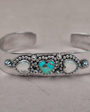 Heartfelt Trio Cuff Bracelet-Cuffs-Rae Collective, Women's Online Fashion Boutique Located in Phoenix, Arizona (Scottsdale Area)
