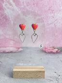 Valentines Kandy Hearts Dangle Earrings MADE TO ORDER